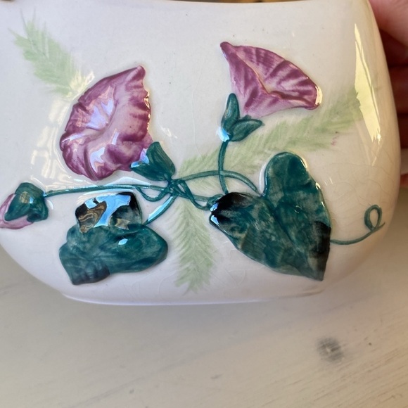 Carlton Ware Handpainted, Made in England, Morning Glory, Teapot & Sugar Dish - Picture 10 of 15